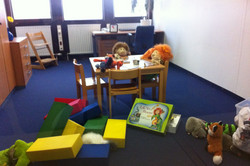 Spielaufbau in Therapieraum 2