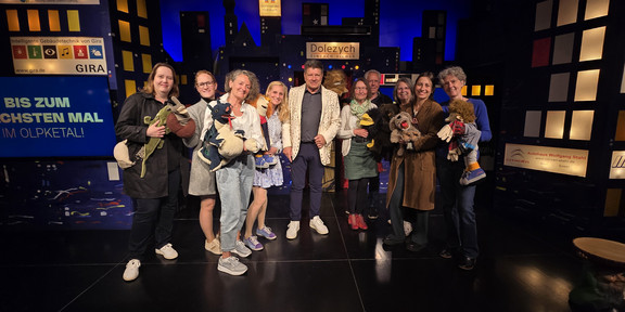 v.l.: M. Bauckmann, A. Scherger, K. Subellok, I. Winterfeld, B. Knust, U. Tietz, H. Weghake, D. Slickers, L. Giesselbach, J. Cornelißen-Weghake SpA40 Jubiläumsevent